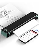 Phomemo M08F Portable Printers Wireless for Travel, Thermal Printer Support 8.5' X 11' US Letter, Bluetooth Inkless Printer Compatible with iOS, Android, Laptop for Travel, Office, Home