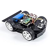 SunFounder Robot Car Kit for Raspberry Pi Pico, Open Source, MicroPython, App Control, RGB LED, Rechargable Electronic DIY Robot Kit (Battery Included)