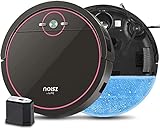 NOISZ by ILIFE S5 Pro Robot Vacuum and Mop 2 in 1, ElectroWall, Automatic Self-Charging, Water Tank，Tangle-Free, Quiet, Ideal for Pet Care, Hard Floor and Low Pile Carpet, Black