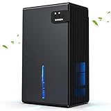 SIMSEN 95oz Dehumidifiers for Home, 8000 Cubic Feet(800 sq ft) Quiet Dehumidifier for Home with Drain Hose and 2 Working Modes, Portable Small Dehumidifiers for Bedroom Bathroom Basements Closet RV