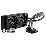 ARCTIC Liquid Freezer II 240 - Multi-Compatible All-in-One CPU AIO Water Cooler, Compatible with Intel & AMD, Efficient PWM Controlled Pump, Fan Speed: 200–1800 RPM, LGA1700 Compatible - Black