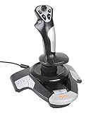 PXN USB Flight Simulation Stick PC Flight Joystick Controller, 16 Programmable Buttons, Vibration Function, Throttle Control, Compatible with Windows PC, Black