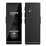 Traducteur vocal instantané Vasco V4 | 108 langues | Internet gratuit à vie pour les traductions dans près de 200 pays | Le traducteur le plus récent du marché | Black Onyx