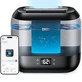 Dreo Humidificador inteligentes para dormitorio, humidificador de vapor frío de 4 litros con difusor de aceite y luz nocturna, 32 horas de autonomía, humidificadorsilenciosos para el hogar, la oficina
