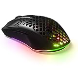 SteelSeries Aerox 3 Wireless - Super Light Gaming Mouse - 18,000 CPI TrueMove Air Optical Sensor - Ultra-lightweight Water Resistant Design - 200 Hour Battery Life