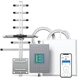 ANNTLENT Booster de téléphone Portable pour Tous Les opérateurs | Jusqu'à 4 500 Pieds carrés | Boostez Le Signal 5G 4G et LTE pour Verizon,T-Mobile et Plus | Approuvé par FCC sur la Bande 5/12/13/17