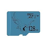 BRAVEEAGLE 128GB Micro SD Card Class 10 U1 TF Card with SD Adapter for Action Cameras, Dash Cam, Surveillance(128GB U1)