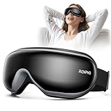 RENPHO Eye Massager with Voice, Heat, Mother's Day Gift Eyeris 1V Heated Sleep Mask via Voice Control, FSA HSA Eligible Eye Care, Headache Massager for Migraines with Bluetooth Music, Reduce Strain