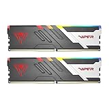 Patriot Memory Viper Venom RGB Kit de Memoria Alto Rendimiento DDR5 RAM LED 32GB (2 x 16GB) 6000MHz CL36