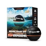 Deeper Buscador de peces inteligente PRO PLUS: buscador de peces WiFi inalámbrico con GPS incorporado para pescadores de costa