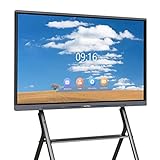 AI-BOARD 55' Smart Board 4K UHD Touchscreen Display Digital Whiteboard for Office and Classroom All-in-One Computer with Wireless Screen Sharing Interactive Whiteboard Armer