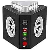 Angveirt Plug-in Rodent Reducer Repellent Ultra Sonic Mouse Electronic Repellers Mice Repelling Device Rat Pest Deterrent with 12 Strobe Lights for RV Garage Indoor