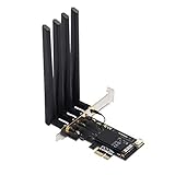PC Hackintosh WiFi Bluetooth Card BCM94360CD 802.11a/g/n/AC 1750Mbps BT4.0 PCIe Adaptador de Red Nativamente Compatible AirDrop Handoff 2.4/5Ghz (Plug and Play para macOS)
