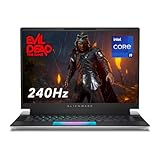 Alienware X16 R1 Gaming Laptop - 16-inch QHD+ 240Hz Display, Intel Core i9-13900HK, 32GB LPDDR5 RAM, 1TB SSD, NVIDIA GeForce RTX 4080 12GB GDDR6, Windows 11 Home - Lunar Silver