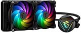 MSI MAG CoreLiquid 240R V2 - AIO ARGB CPU Liquid Cooler - Rotating Cap Design - LGA 1700 Ready - 240mm Radiator - Dual 120mm ARGB PWM Fans