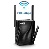 WiFi Range Extender - 2100 Mbps WiFi Extender,5G & 2.4G Dual Band WiFi Booster,WiFi Repeater,Gigabit Port,Coverage up to 1292sq.ft,Support Multiple Devices,Extends WiFi Range,Access Point for Home
