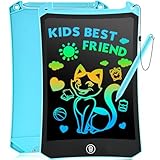 LCD Writing Tablet, 8.5 Inch Colorful Doodle Board Doodle Pad, Drawing Board Drawing Tablets for Kids, Educational Toys Birthday Gifts for Girls Boys Age 3-8 (Blue)