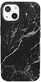 Casely Funda para iPhone 14 | Funda clásica de mármol negro (audaz + compatible con MagSafe)