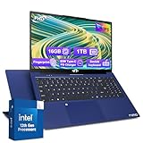 15.6-FHD-Laptop Student-Laptop, 16GB RAM 1TB SSD, Intel Pentium Quad-Core N100 Processor (Up to 3.4GHz) Backlit Keyboard Fingerprint WiFi 6 BT5.2 Business-Laptop, 2 Years Warranty Windows 11 Laptop
