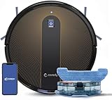 Coredy R750 Robot Vacuum Cleaner, Compatible with Alexa, Mopping System, Boost Intellect, Virtual Boundary Supported, 2200Pa Suction, Super-Thin, Upgraded Robotic Vacuums, Cleans Hard Floor to Carpet