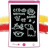LCD Writing Tablet,Electronic Writing &Drawing Board Doodle Board,Sunany 8.5' Handwriting Paper Drawing Tablet Gift for Kids and Adults at Home,School and Office (Pink)