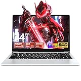 Monovate Ordinateur Portable 14,1 Pouces Windows 11 Pro Celeron N4000 CPU 6Go RAM 256Go SSD UHD Graphics 1080P IPS Écran 180°Flip WiFi/USB 3.0/BT4.2/Mini HDMI/TF Card Slot