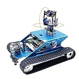 Yahboom AI Robot Kit Tank Chassis for Raspberry Pi 4B Camera Starter Kit Python Programmable Electronic Science Project DIY Smart Car Robotics for 16+ (Without Pi 4B)