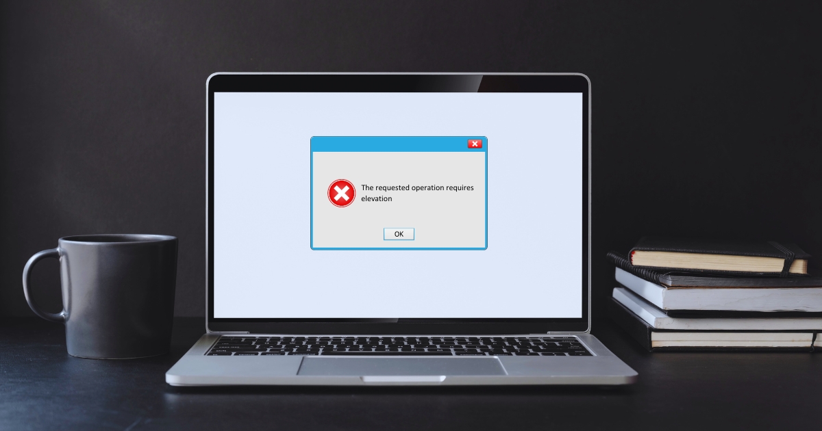 the requested operation requires elevation error