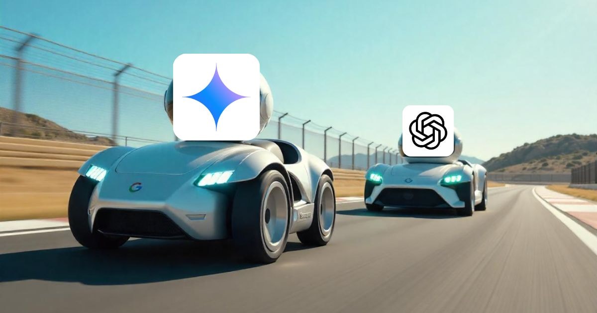 Gemini beating ChatGPT