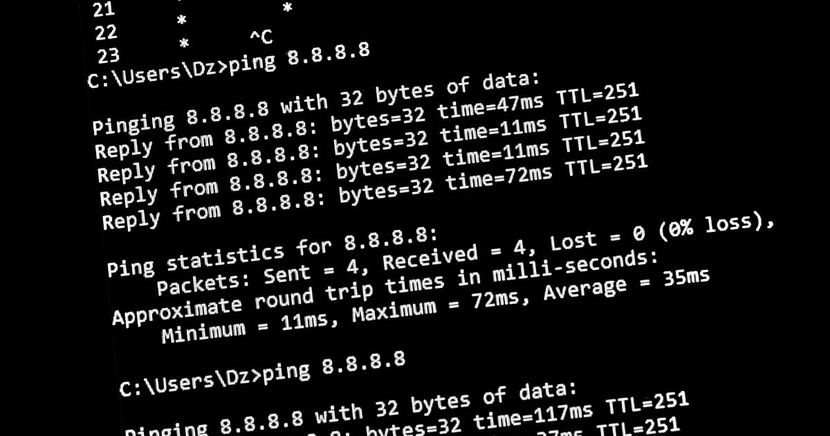 ping test