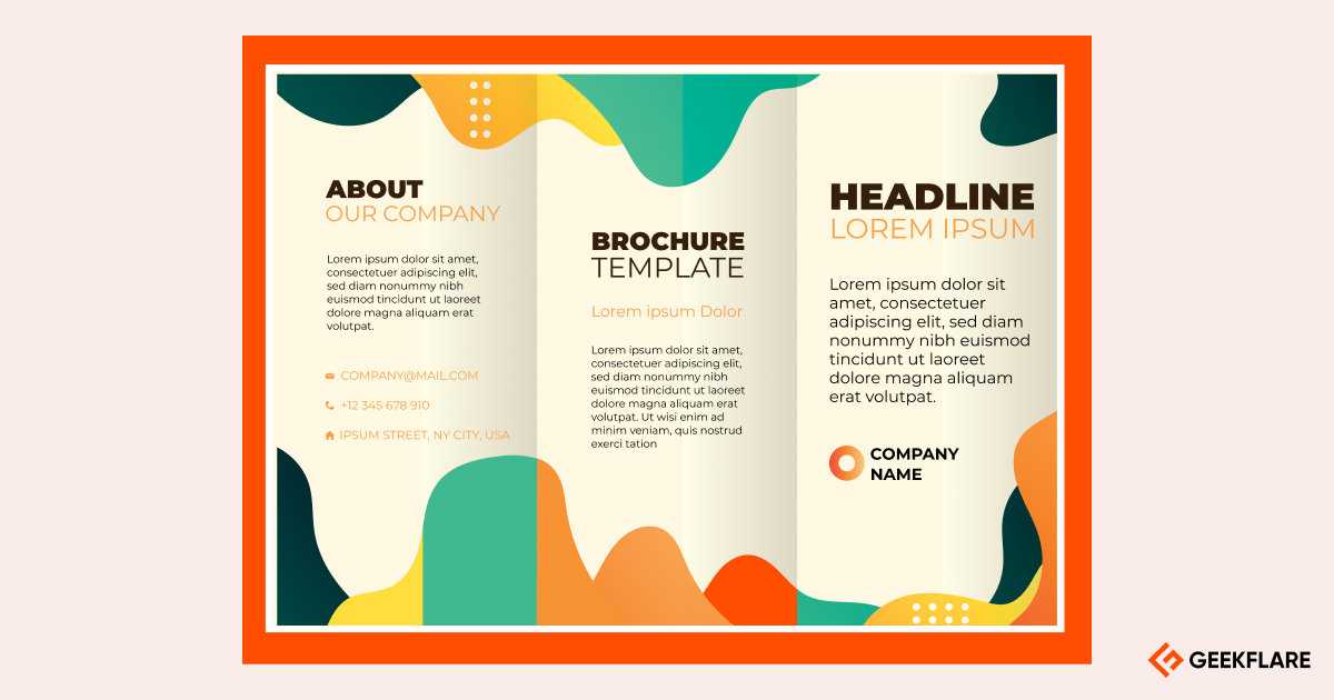 trifold brochure templates