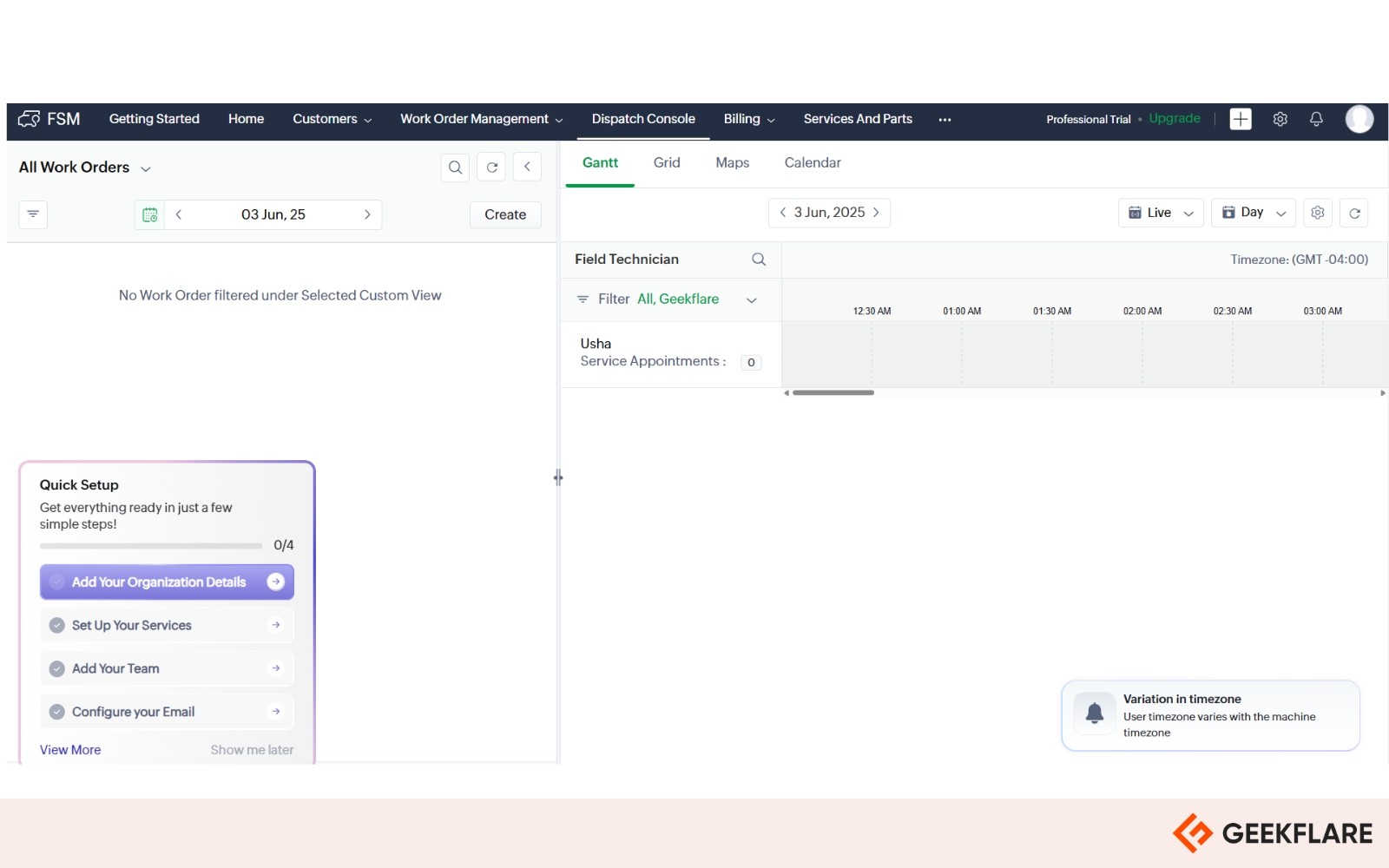 zoho FSM for HVAC