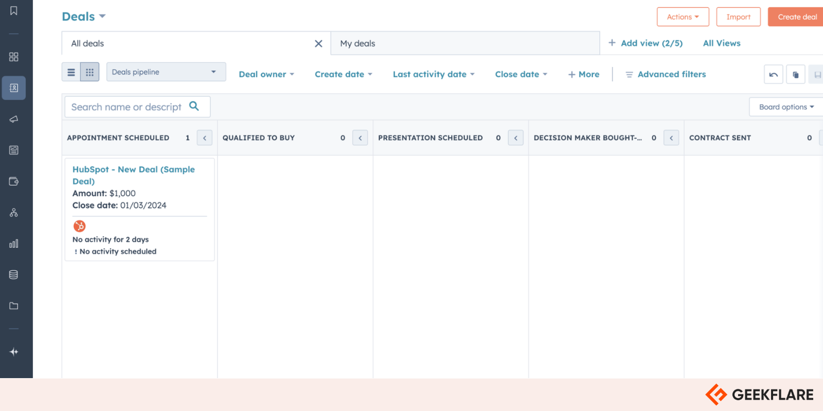 HubSpot Customer CRM