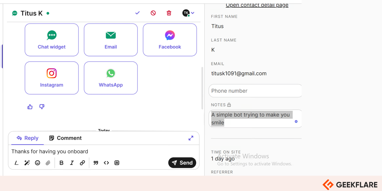 omni channel communication