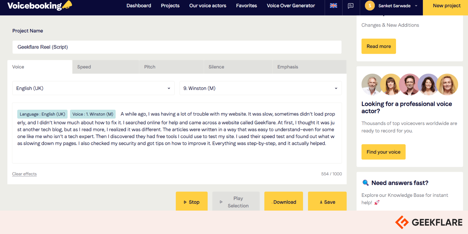 voicebooking