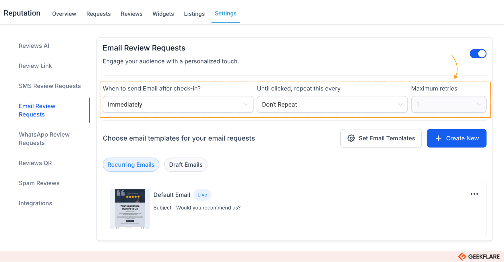 automate review requests