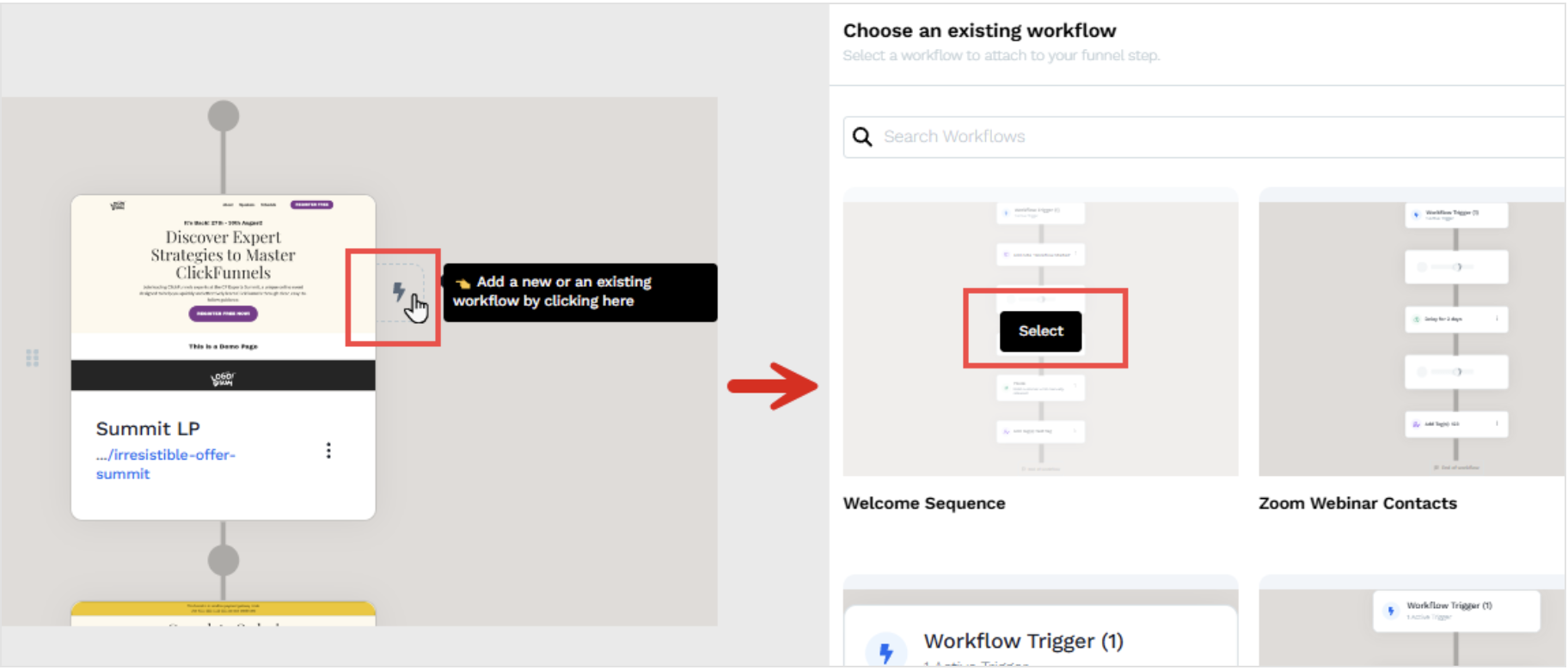 ClickFunnels Automation builder