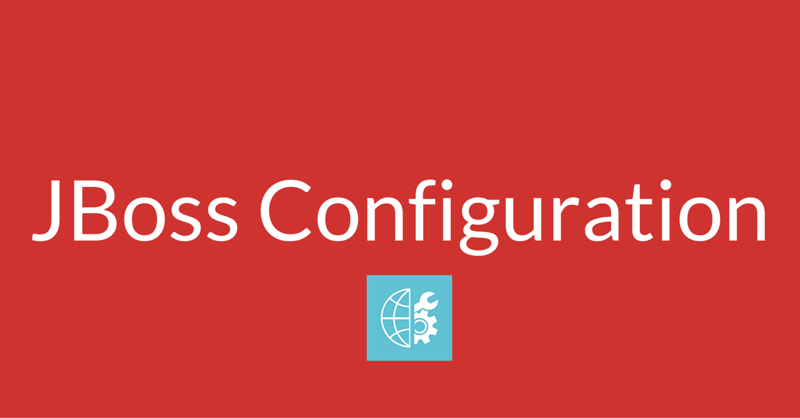 configuración de jboss