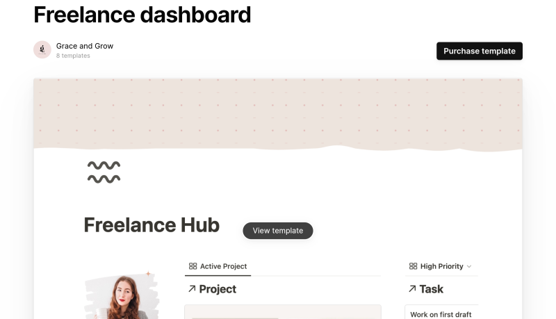 Tableau de bord freelance