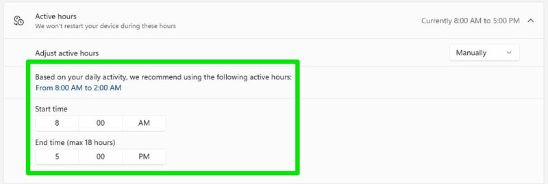 set-active-hours