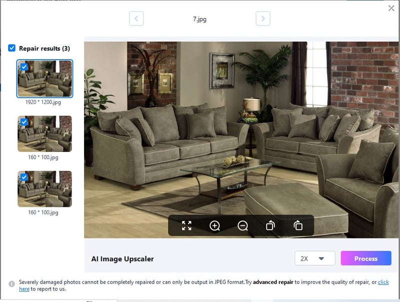 Capture d'écran d'une image d'un salon.
