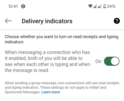 delivery indicators
