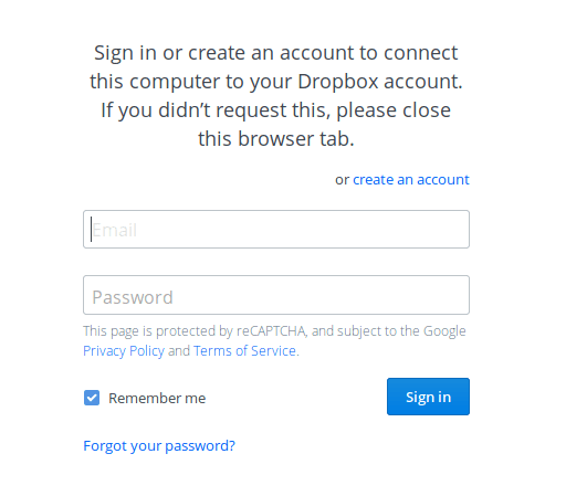 dropbox-login