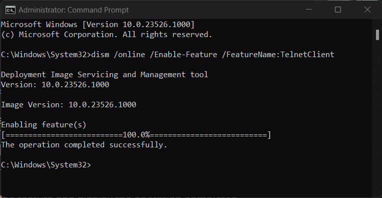 telnet